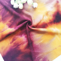 New hot sale 96% polyester 4% spandex tie dye liverpool fabric jacquard fabric